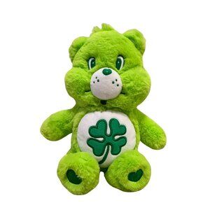 Care Bears Good Luck Bear 12” Green from Miniso New with Tags